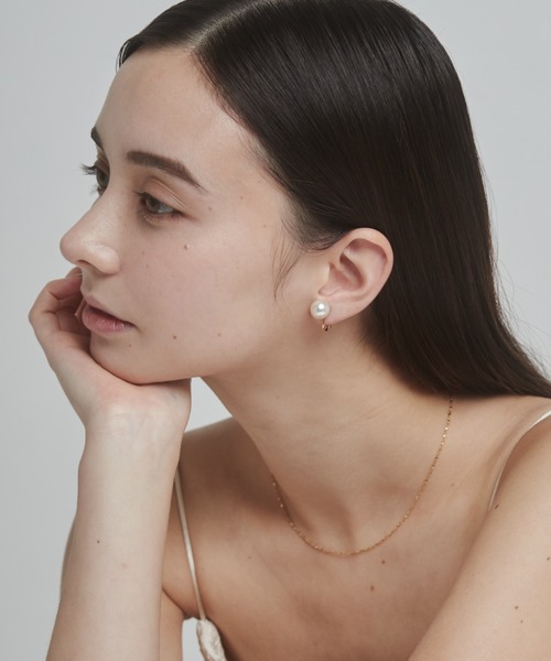 ciite'(シーテ)の「【10mm】 選べるパールイヤリング (コットンパール / アクリルパール) (両耳用)(イヤリング・レディース・ホワイト系その他/ホワイト・FREE)」の12枚目の写真