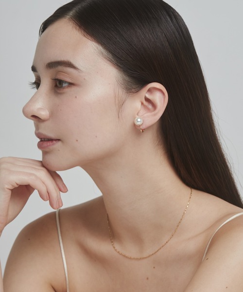 ciite'(シーテ)の「【10mm】 選べるパールイヤリング (コットンパール / アクリルパール) (両耳用)(イヤリング・レディース・ホワイト系その他/ホワイト・FREE)」の13枚目の写真