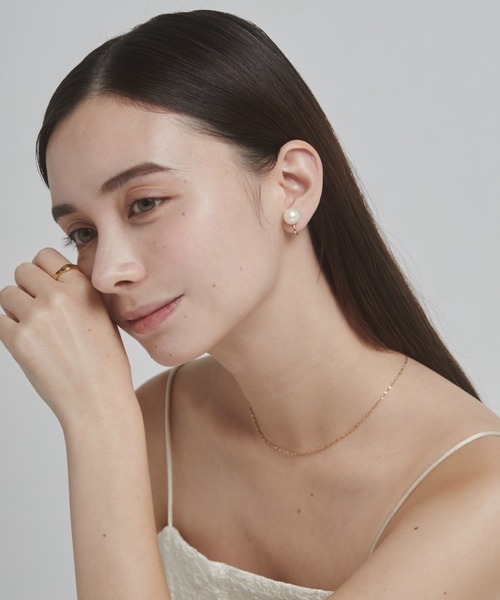 ciite'(シーテ)の「【10mm】 選べるパールイヤリング (コットンパール / アクリルパール) (両耳用)(イヤリング・レディース・ホワイト系その他/ホワイト・FREE)」の18枚目の写真
