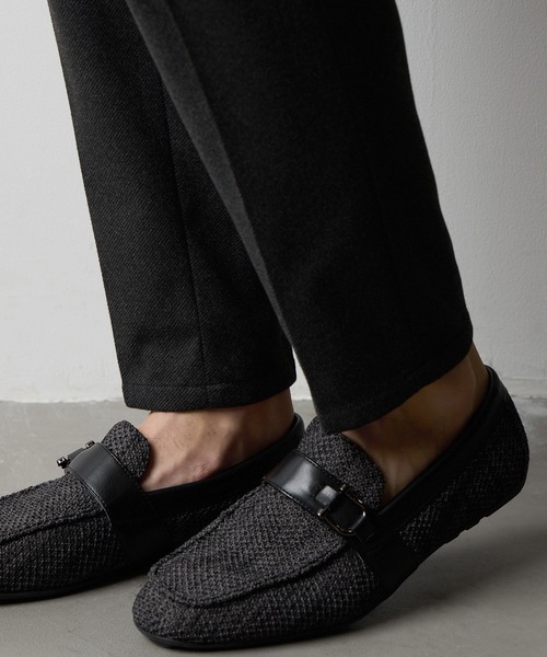 HIDEAWAYS NICOLE（ハイダウェイニコル）の「ウール調ジャージーイージースラックス（その他パンツ・メンズ・ネイビー/チャコールグレー/ブラック・SMALL/MEDIUM/LARGE/X-LARGE）」の13枚目の写真