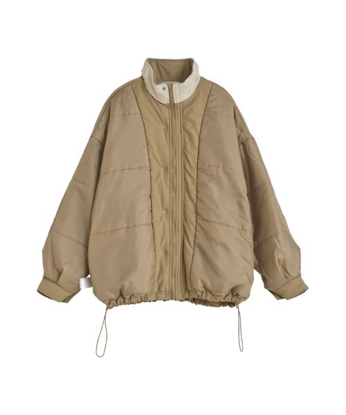 配色スタンドネック中綿ブルゾン（ブルゾン）｜Re:EDIT（リエディ）の