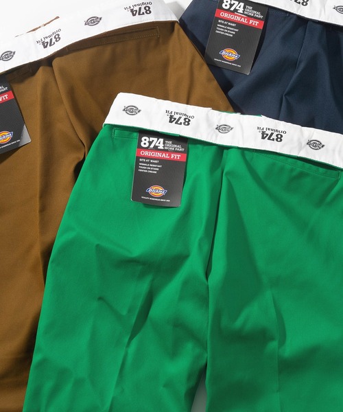 Dickies（ディッキーズ）の「【73】【Dickies/ディッキーズ】 THE ORIGINAL 874 ワイドチノパンツ TCツイル/ アメカジの王道ワークブランド（チノパンツ・メンズ・チャコールグレー/ネイビー/ケリーグリーン/ベージュ/グリーン/ホワイト/レンガ/レッド/オフホワイト/オリーブ/ブラック/ライトグレー/ダークブラウン/ライトグリーン/グレー系/ブラウン系/カーキ系/ブラック系/ベージュ系・34inch/32inch/36inch/30inch/28inch）」の15枚目の写真