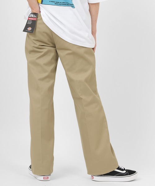 Dickies（ディッキーズ）の「【73】【Dickies/ディッキーズ】 THE ORIGINAL 874 ワイドチノパンツ TCツイル/ アメカジの王道ワークブランド（チノパンツ・メンズ・チャコールグレー/ネイビー/ケリーグリーン/ベージュ/グリーン/ホワイト/レンガ/レッド/オフホワイト/オリーブ/ブラック/ライトグレー/ダークブラウン/ライトグリーン/グレー系/ブラウン系/カーキ系/ブラック系/ベージュ系・34inch/32inch/36inch/30inch/28inch）」の21枚目の写真