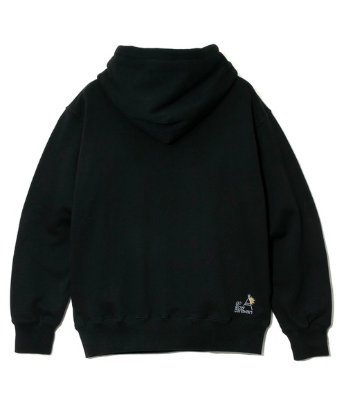 go slow caravan（ゴースローキャラバン）の「空紡糸裏毛 WIDEスピンドルPKTフーディー（パーカー・メンズ・マルーン/アイボリー/ブラック・MEDIUM/LARGE/X-LARGE）」の21枚目の写真