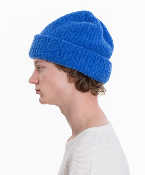 VICTIM（ヴィクティム）の「VICTIM ヴィクティム / ×CA4LA BIG KNIT CAP カシラコラボレーションアルパカビッグニットキャップ / VTM-24-A-105（ニットキャップ/ビーニー・メンズ・ブラック/ブルー/グレー/グリーン/イエロー・FREE）」の4枚目の写真