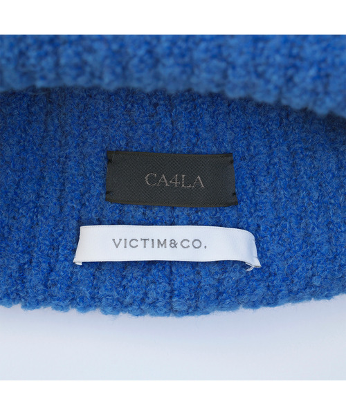 VICTIM（ヴィクティム）の「VICTIM ヴィクティム / ×CA4LA BIG KNIT CAP カシラコラボレーションアルパカビッグニットキャップ / VTM-24-A-105（ニットキャップ/ビーニー・メンズ・ブラック/ブルー/グレー/グリーン/イエロー・FREE）」の17枚目の写真