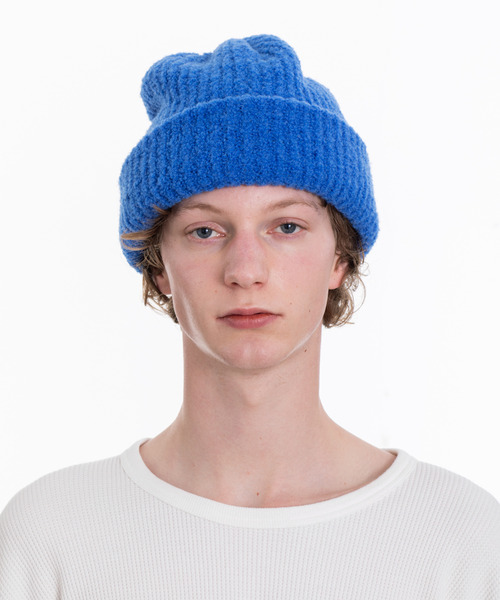 VICTIM（ヴィクティム）の「VICTIM ヴィクティム / ×CA4LA BIG KNIT CAP カシラコラボレーションアルパカビッグニットキャップ / VTM-24-A-105（ニットキャップ/ビーニー・メンズ・ブラック/ブルー/グレー/グリーン/イエロー・FREE）」の10枚目の写真