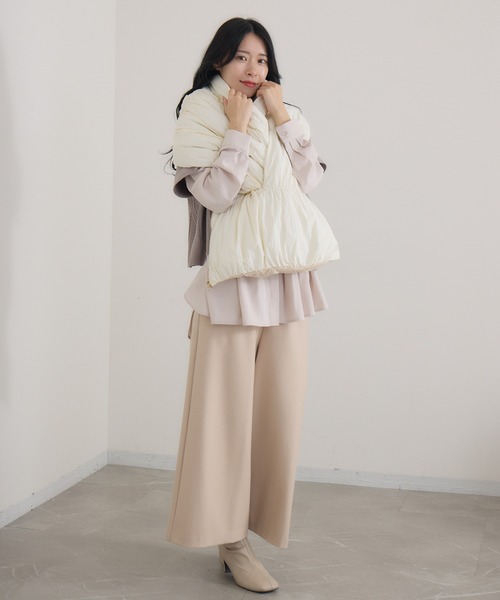 KATHARINE ROSS(キャサリンロス)の「【KATHARINE ROSS】【ZOZO限定】パディング2WAYストール(ストール/ショール・レディース・アイボリー/ブラック・MEDIUM)」の12枚目の写真