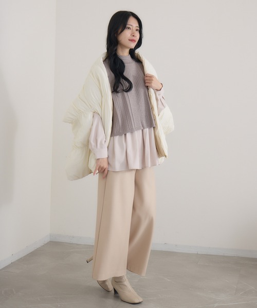 KATHARINE ROSS(キャサリンロス)の「【KATHARINE ROSS】【ZOZO限定】パディング2WAYストール(ストール/ショール・レディース・アイボリー/ブラック・MEDIUM)」の17枚目の写真
