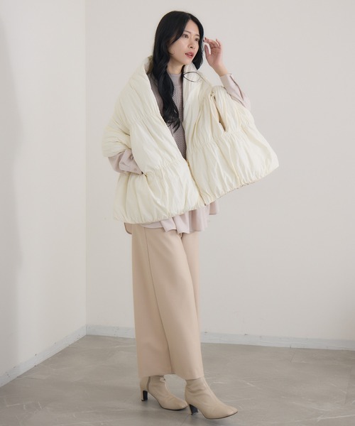 KATHARINE ROSS(キャサリンロス)の「【KATHARINE ROSS】【ZOZO限定】パディング2WAYストール(ストール/ショール・レディース・アイボリー/ブラック・MEDIUM)」の22枚目の写真
