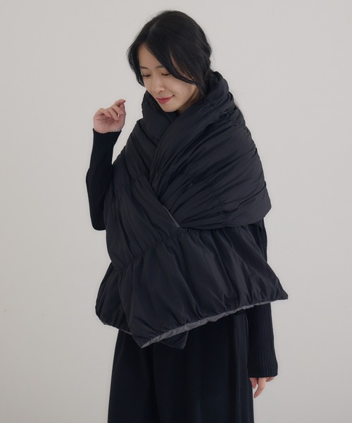 KATHARINE ROSS(キャサリンロス)の「【KATHARINE ROSS】【ZOZO限定】パディング2WAYストール(ストール/ショール・レディース・アイボリー/ブラック・MEDIUM)」の11枚目の写真