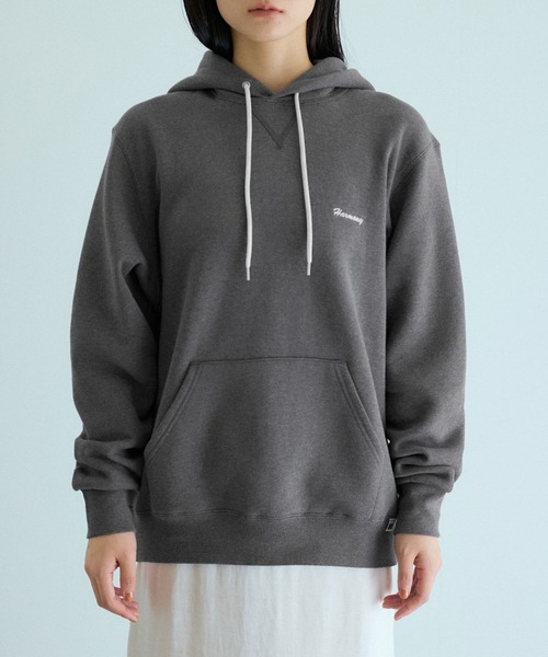 ADAM ET ROPE'(アダムエロペ)の「【RUSSELL for ADAM ET ROPE'】別注 Fleece Hoodie(パーカー・レディース・チャコールグレー/クリーム/ライトグリーン・FREE)」の22枚目の写真