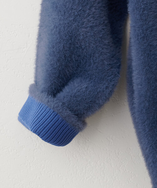 セール】接結シャギーニットカーデ（カーディガン/ボレロ）｜natural