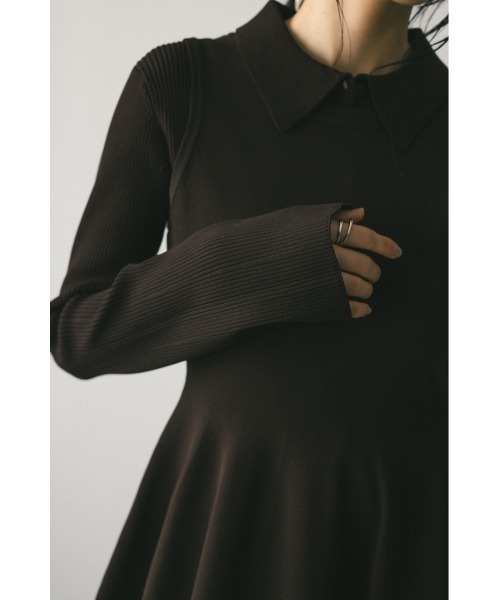 STYLEMIXER（スタイルミキサー）の「2ピースポロニットワンピース