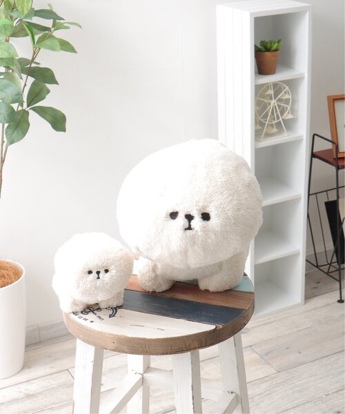 LBC（エルビーシー）の「PLUFFY マスコット モコモコ（クッション/クッションカバー・レディース・ホワイト・FREE）」の7枚目の写真