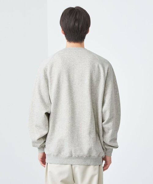 green label relaxing（グリーンレーベルリラクシング）の「【WEB限定】＜GLR or＞ロゴ クルーネック スウェット（スウェット・メンズ・ネイビー/ブラック/グレー・XL/L/S/M）」の16枚目の写真