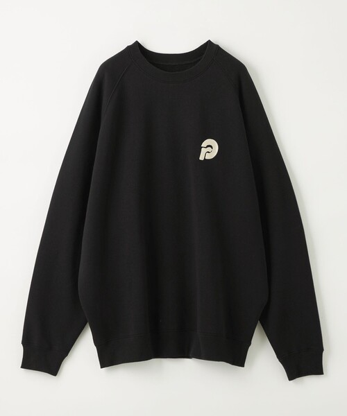 green label relaxing（グリーンレーベルリラクシング）の「【WEB限定】＜GLR or＞ロゴ クルーネック スウェット（スウェット・メンズ・ネイビー/ブラック/グレー・XL/L/S/M）」の4枚目の写真