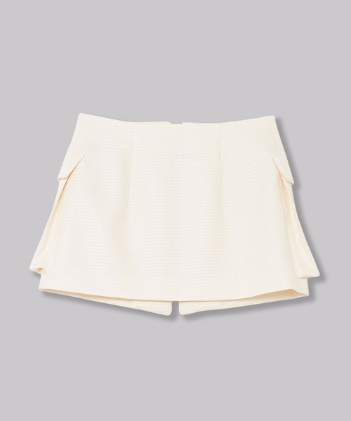 THINGS THAT MATTER（シングス ザット マター）の「OUT POCKET BELT TIGHT SKIRT / アウトポケットベルトタイトスカート（スカート・レディース・ブラック/アイボリー・FREE）」の8枚目の写真
