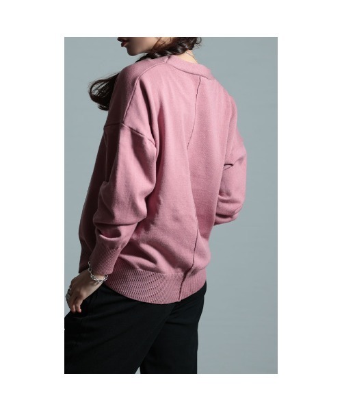 Vネックハイゲージニット（ニット/セーター）｜Sawa a la mode（サワ