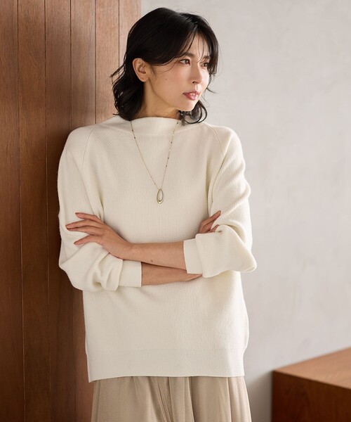 ANY(エニィ)の「【8色展開】アゼボトルニットプルオーバー(ニット/セーター・レディース・オレンジ系/グリーン系/ピンク系/ブラック系/ブルー系/ホワイト系/レッド系/ベージュ系・F)」の16枚目の写真