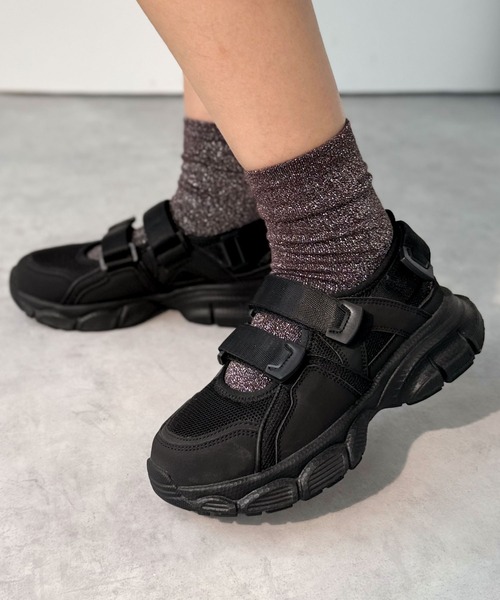 シャル セール】《JaVa ジャバコラボ》大人カジュアルアップ。ベルクロ