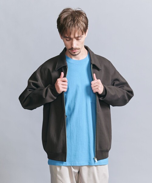 BEAUTY&YOUTH UNITED ARROWS(ビューティーアンドユースユナイテッドアローズ)の「バルキー スウェット ジップ ブルゾン(ブルゾン・メンズ・ダークグレー/オフホワイト/ロイヤルブルー・L/M/S/XL)」の5枚目の写真