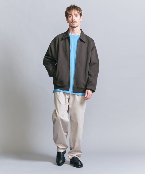 BEAUTY&YOUTH UNITED ARROWS(ビューティーアンドユースユナイテッドアローズ)の「バルキー スウェット ジップ ブルゾン(ブルゾン・メンズ・ダークグレー/オフホワイト/ロイヤルブルー・L/M/S/XL)」の7枚目の写真