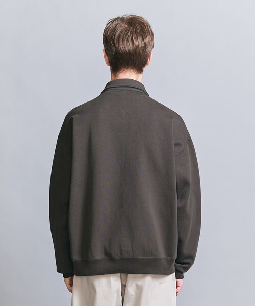 BEAUTY&YOUTH UNITED ARROWS(ビューティーアンドユースユナイテッドアローズ)の「バルキー スウェット ジップ ブルゾン(ブルゾン・メンズ・ダークグレー/オフホワイト/ロイヤルブルー・L/M/S/XL)」の12枚目の写真