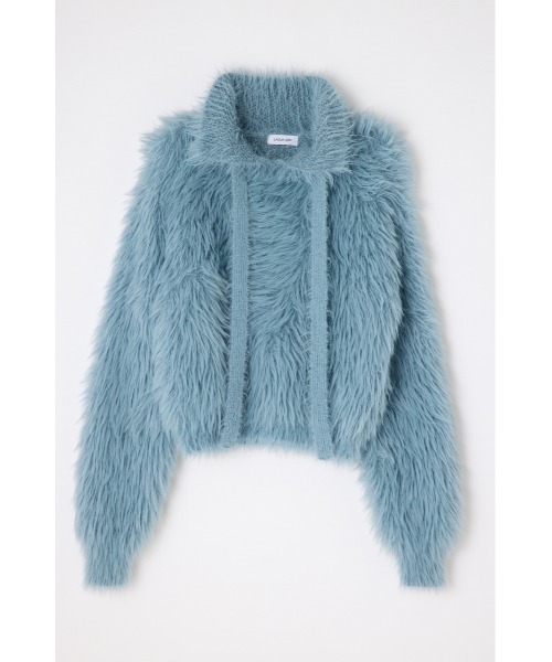 LAGUA GEM（ラグアジェム）の「COLLAR BELTED ニット（ニット/セーター・レディース・ブルー/グレー/ブラック・FREE）」の17枚目の写真