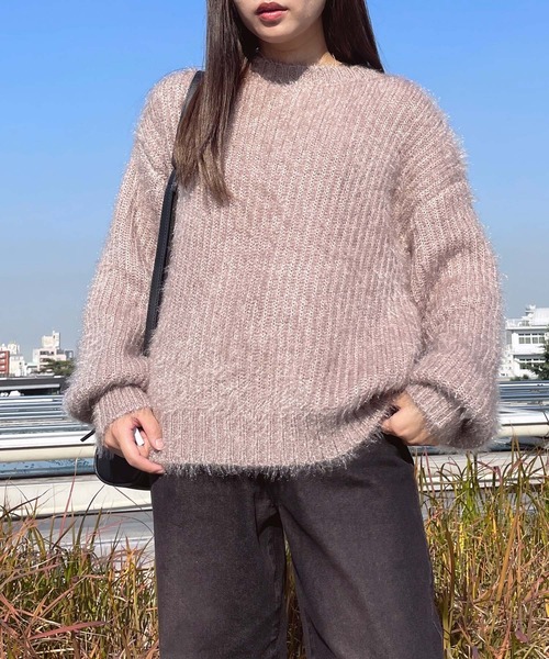 AS KNOW AS plus（アズノゥアズプラス）の「○キラリラメシャギーゆる