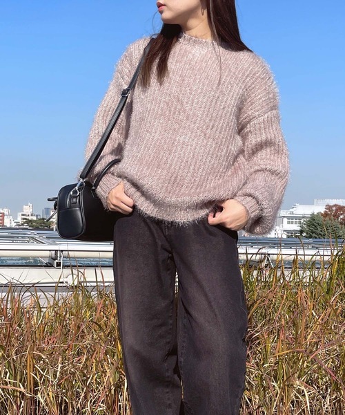 AS KNOW AS plus（アズノゥアズプラス）の「○キラリラメシャギーゆる