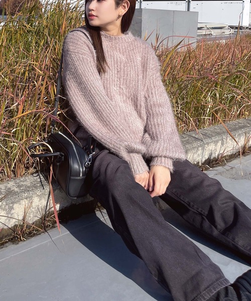 AS KNOW AS plus（アズノゥアズプラス）の「○キラリラメシャギーゆる