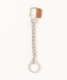 hobo | 【hobo / ホーボー】CARABINER CHAIN KEY RING MATTE BRASS with SHRINK COW LEATHER(キーホルダー)