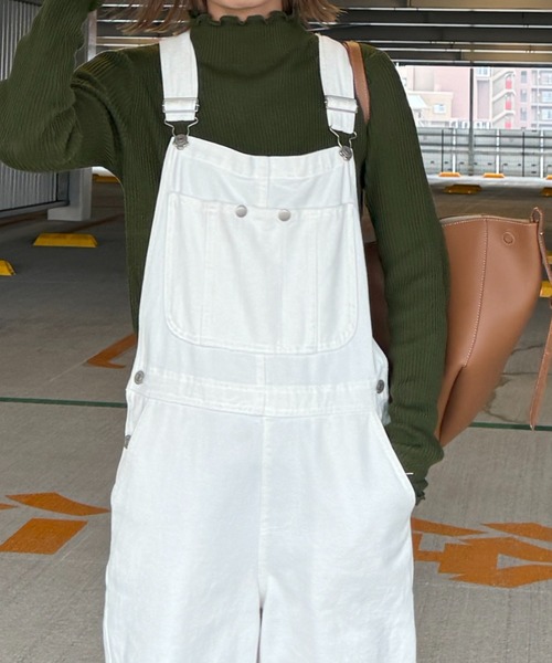 ISOOK（アイスー）の「ハート刺繍メロウリブニット（chiica original）/ メロー 刺繍ロゴ セーター タートルネック ハイネック 長袖 指穴 サムホール（ニット/セーター・レディース・グレー/カーキ・FREE）」の9枚目の写真