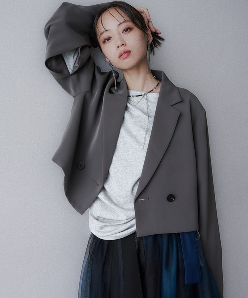 【新品・未使用】alors Paris アローパリ　ショート　シャケット レディース ラバータッチショートジャケット ZBFAO59 - AIGLE