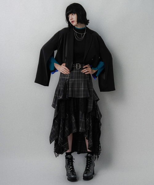 トロミソデアキショートジャケット(HARE)（テーラードジャケット