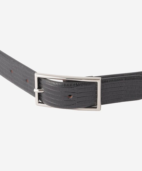 MACKINTOSH LONDON（マッキントッシュ ロンドン）の「スクエアバックルアジャストベルト（ベルト・レディース・ベージュ/ブラック・FREE）」の7枚目の写真