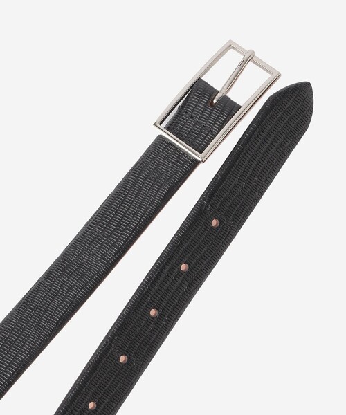 MACKINTOSH LONDON（マッキントッシュ ロンドン）の「スクエアバックルアジャストベルト（ベルト・レディース・ベージュ/ブラック・FREE）」の8枚目の写真