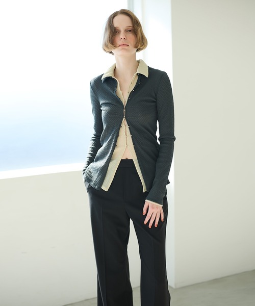 LE CIEL BLEU シアー トップス　ルシェルブルー　未使用に近い セール】シアーラッセルカットトップス / Sheer Russel Cut Tops