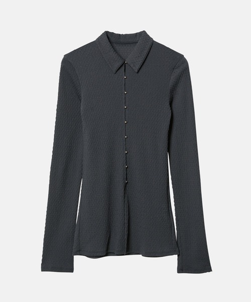 LE CIEL BLEU（ルシェルブルー）の「シアーリブニットトップス