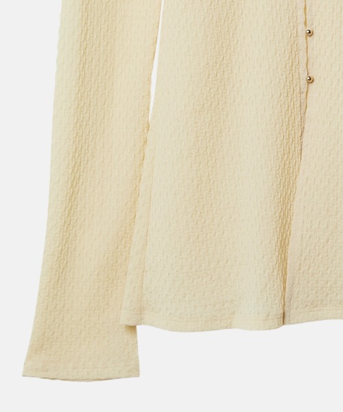 ルシェルブルー　シアートップス セール】シアーラッセルカットトップス / Sheer Russel Cut Tops
