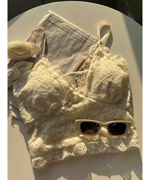 PHILLY(フィリー)の「【PHILLY】レースキャミソール(キャミソール・レディース・アイボリー/ブラック・FREE)」の6枚目の写真