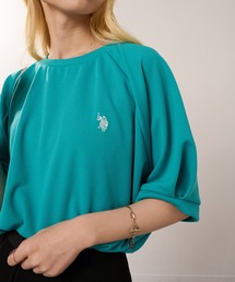 【U.S. POLO ASSN.】ワンポイントクルードルマンプルオーバーTシャツ