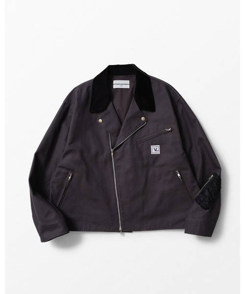 WHIZLIMITED（ウィズリミテッド）の「CAMDEN JACKET（ライダースジャケット・メンズ・ネイビー/チャコール・MEDIUM/LARGE）」の2枚目の写真