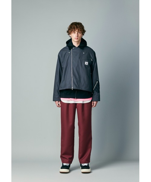 WHIZLIMITED（ウィズリミテッド）の「CAMDEN JACKET（ライダースジャケット・メンズ・ネイビー/チャコール・MEDIUM/LARGE）」の3枚目の写真