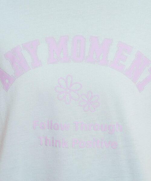 PINK-latte（ピンクラテ）の「カレッジフラワーロンT（Tシャツ/カットソー・キッズ・アイボリー/ライトパープル/グレー/ベビーピンク/ライトブルー・16/14/13/15 ）」の22枚目の写真