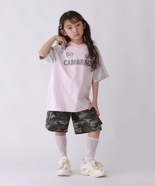 10C REPIPI(ジューシーレピピ)の「【10C REPIPI】ハーフカーゴパンツ(その他パンツ・キッズ・ブルー/カモフラージュ・110cm/130cm/120cm)」の3枚目の写真