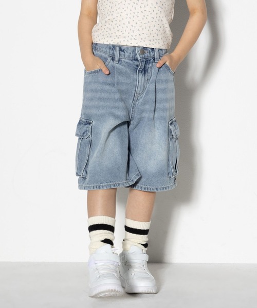 10C REPIPI(ジューシーレピピ)の「【10C REPIPI】ハーフカーゴパンツ(その他パンツ・キッズ・ブルー/カモフラージュ・110cm/130cm/120cm)」の10枚目の写真