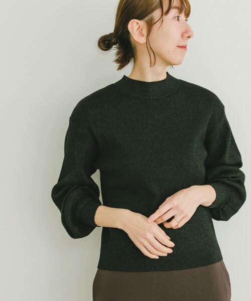 ITEMS URBANRESEARCH（アイテムズ アーバンリサーチ）の「ラメリブニットプルオーバー（ニット/セーター・レディース・パープル/ブラック/アイボリー・FREE）」の21枚目の写真