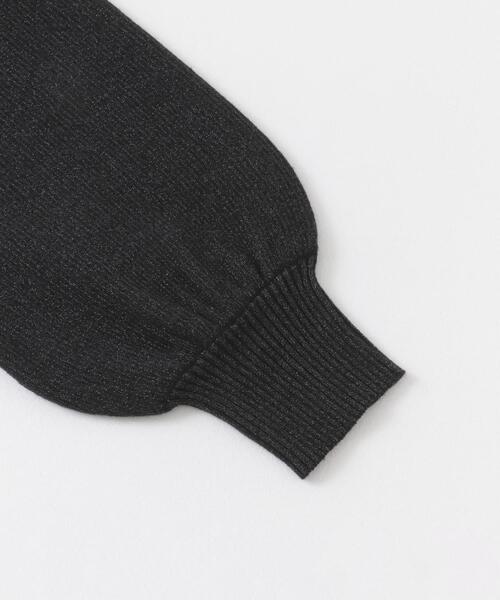 ITEMS URBANRESEARCH（アイテムズ アーバンリサーチ）の「ラメリブニットプルオーバー（ニット/セーター・レディース・パープル/ブラック/アイボリー・FREE）」の15枚目の写真